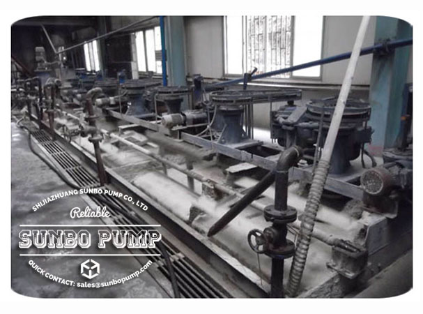 AF type Foam Froth Pump working line